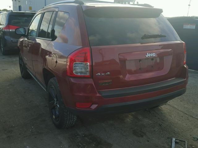 1C4NJDBB9CD569676 - 2012 JEEP COMPASS SP RED photo 3