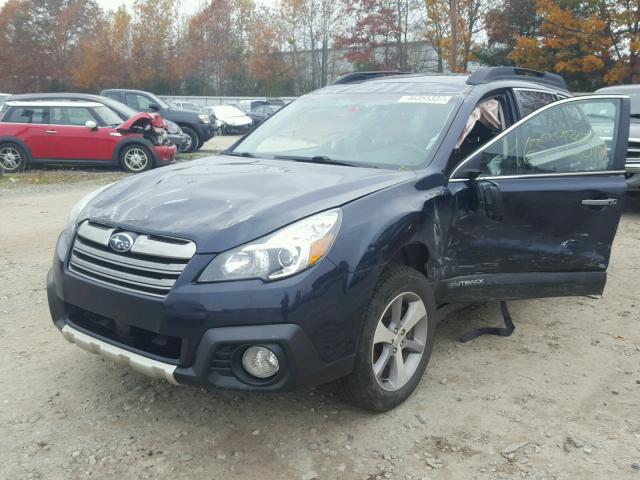 4S4BRDPCXE2227533 - 2014 SUBARU OUTBACK 3. GRAY photo 2