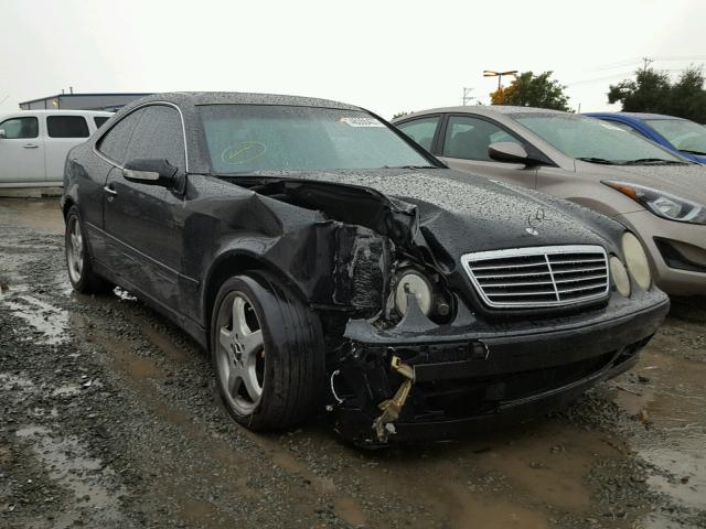 WDBLJ65G62T115026 - 2002 MERCEDES-BENZ CLK 320 BLACK photo 1