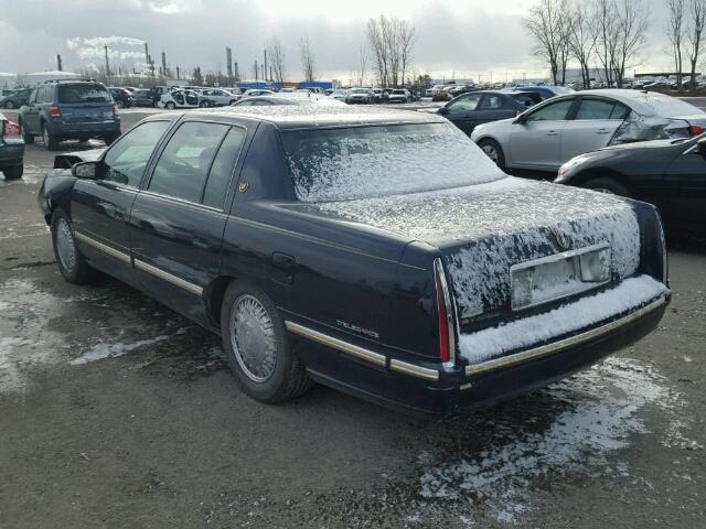 1G6KE54Y4VU289653 - 1997 CADILLAC DEVILLE DE BLUE photo 3