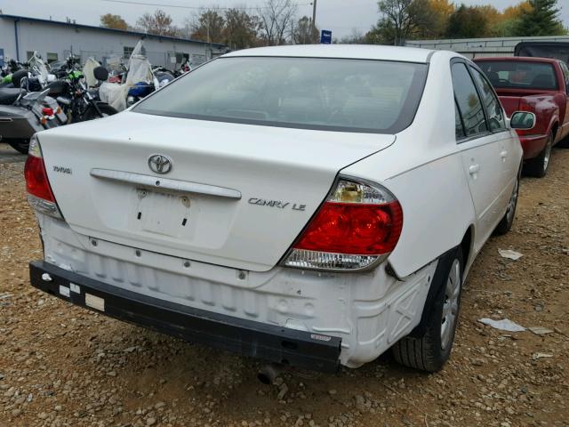 4T1BE32K76U668126 - 2006 TOYOTA CAMRY LE WHITE photo 4