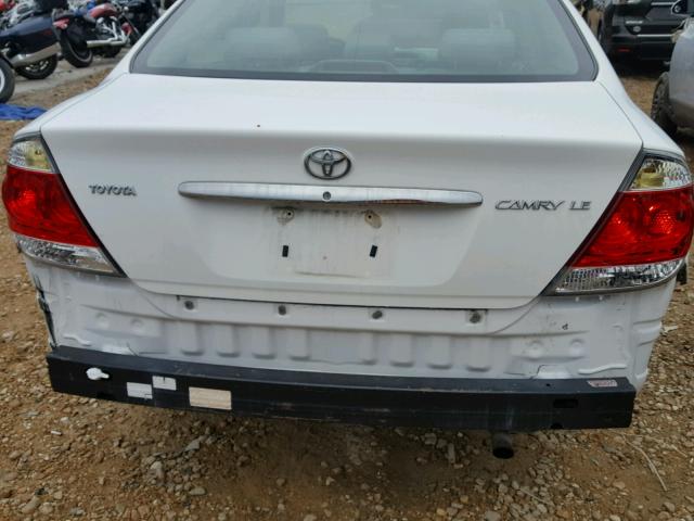 4T1BE32K76U668126 - 2006 TOYOTA CAMRY LE WHITE photo 9