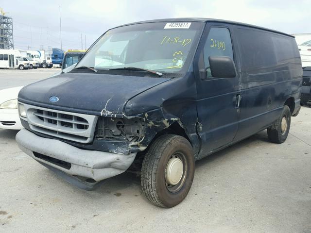 1FTEE1428VHB93242 - 1997 FORD ECONOLINE BLACK photo 2