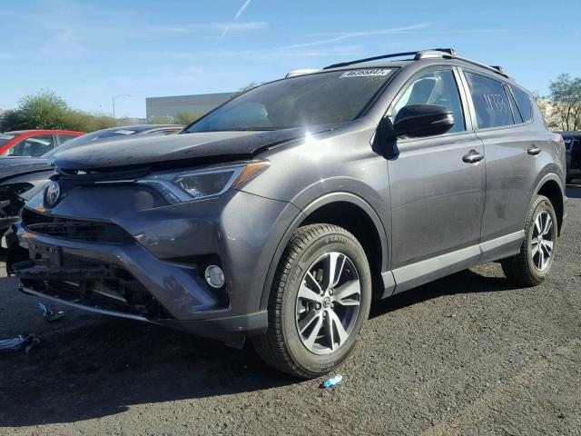 2T3RFREV0HW612396 - 2017 TOYOTA RAV4 XLE BLACK photo 2