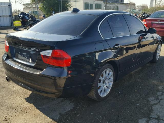 WBAVB33506KR74533 - 2006 BMW 330 I BLACK photo 4