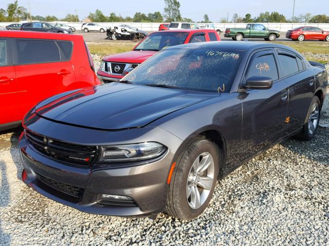 2C3CDXHG5GH323918 - 2016 DODGE CHARGER SX GRAY photo 2