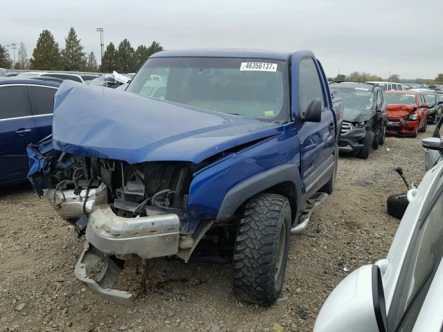 1GCHK29U53E152247 - 2003 CHEVROLET SILVERADO BLUE photo 2