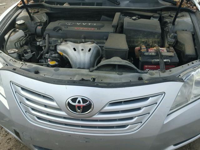 JTNBE46K073092127 - 2007 TOYOTA CAMRY NEW SILVER photo 7