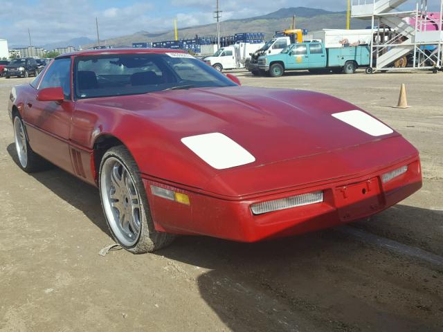 1G1AY0787E5151106 - 1984 CHEVROLET CORVETTE RED photo 1