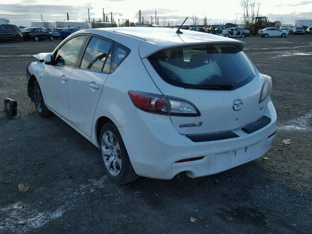 JM1BL1HF0A1341649 - 2010 MAZDA 3 I WHITE photo 3