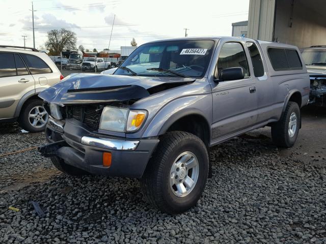 4TAWN72N7WZ160857 - 1998 TOYOTA TACOMA XTR GRAY photo 2