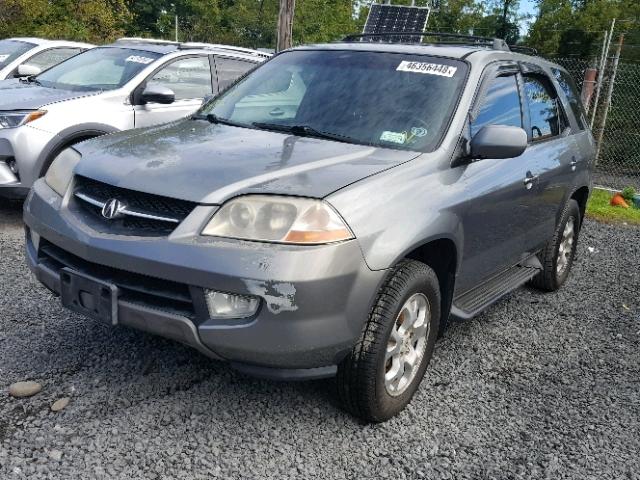 2HNYD18821H517461 - 2001 ACURA MDX TOURIN GRAY photo 2