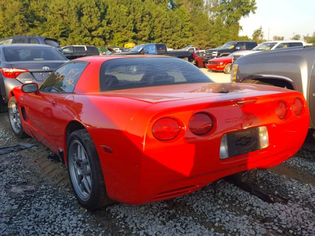 1G1YY12S745116331 - 2004 CHEVROLET CORVETTE Z RED photo 3