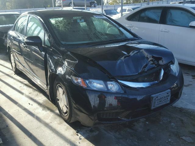 JHMFA36229S002947 - 2009 HONDA CIVIC HYBR BLACK photo 1