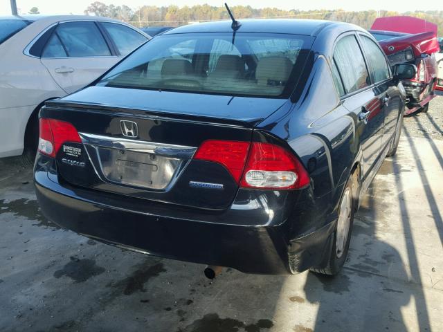 JHMFA36229S002947 - 2009 HONDA CIVIC HYBR BLACK photo 4