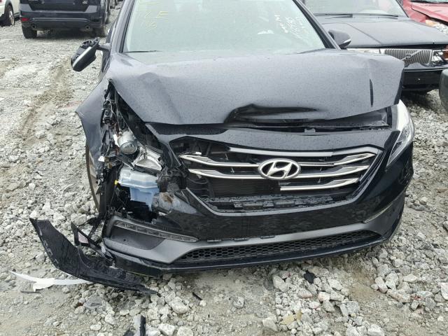 5NPE34AF7HH488935 - 2017 HYUNDAI SONATA SPO BLACK photo 9