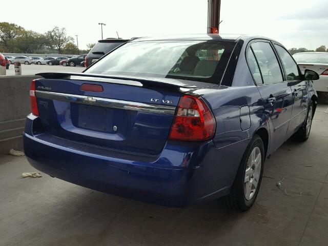 1G1ZT51886F297730 - 2006 CHEVROLET MALIBU LT BLUE photo 4