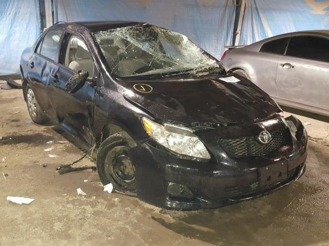 JTDBL40EX99078846 - 2009 TOYOTA COROLLA BLACK photo 1