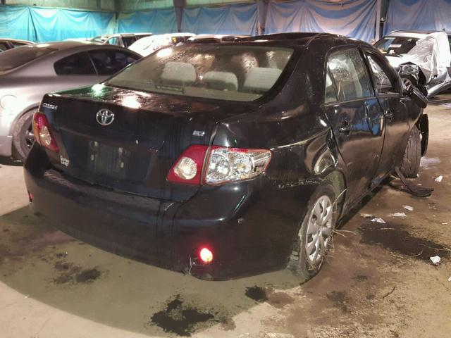 JTDBL40EX99078846 - 2009 TOYOTA COROLLA BLACK photo 4