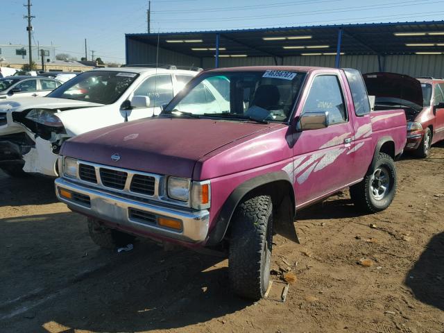 1N6HD16Y6SC461194 - 1995 NISSAN TRUCK KING PURPLE photo 2