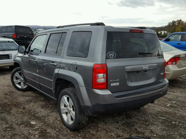 1C4NJRFB2ED508941 - 2014 JEEP PATRIOT LA GRAY photo 3