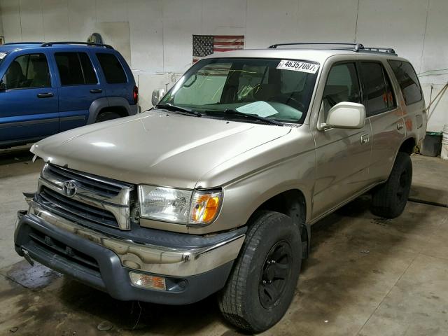 JT3HN86R410334062 - 2001 TOYOTA 4RUNNER TAN photo 2