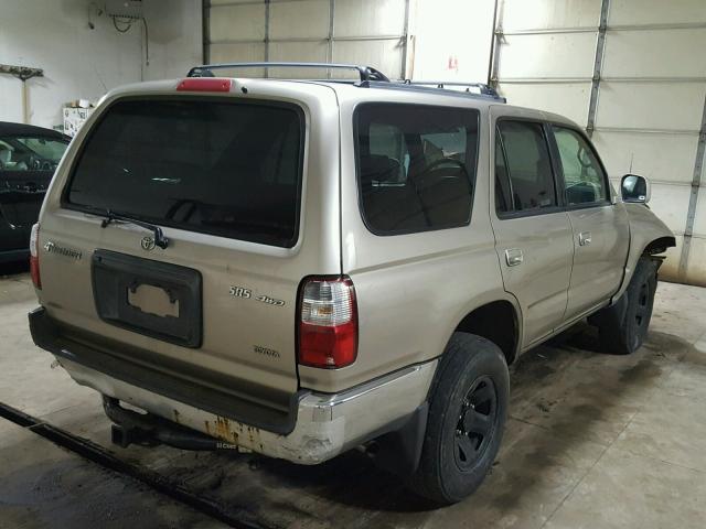 JT3HN86R410334062 - 2001 TOYOTA 4RUNNER TAN photo 4