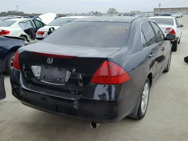 1HGCM56386A182969 - 2006 HONDA ACCORD SE BLACK photo 4