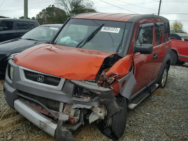 5J6YH18533L001626 - 2003 HONDA ELEMENT EX ORANGE photo 2