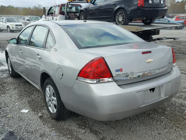 2G1WB55K989142028 - 2008 CHEVROLET IMPALA LS SILVER photo 3