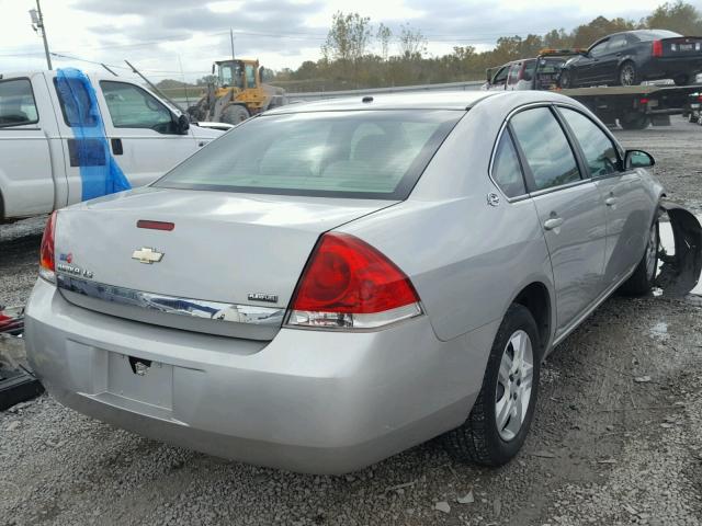 2G1WB55K989142028 - 2008 CHEVROLET IMPALA LS SILVER photo 4