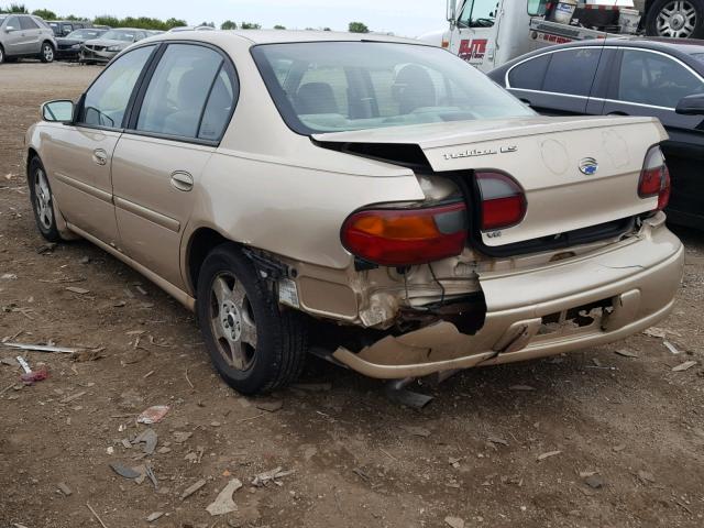 1G1NE52J72M590194 - 2002 CHEVROLET MALIBU LS ოქროსფერი ფოტო 3