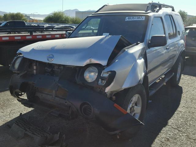 5N1ED28T54C645019 - 2004 NISSAN XTERRA XE GRAY photo 2