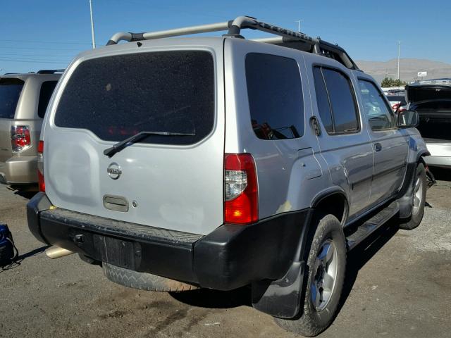 5N1ED28T54C645019 - 2004 NISSAN XTERRA XE GRAY photo 4