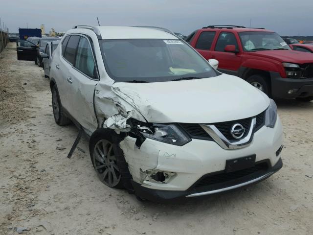 5N1AT2MT4EC793347 - 2014 NISSAN ROGUE S WHITE photo 1