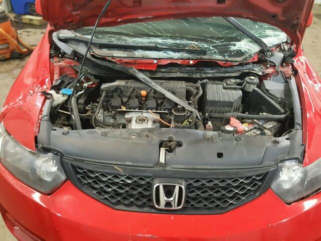 2HGFG1B88BH502155 - 2011 HONDA CIVIC EX RED photo 7