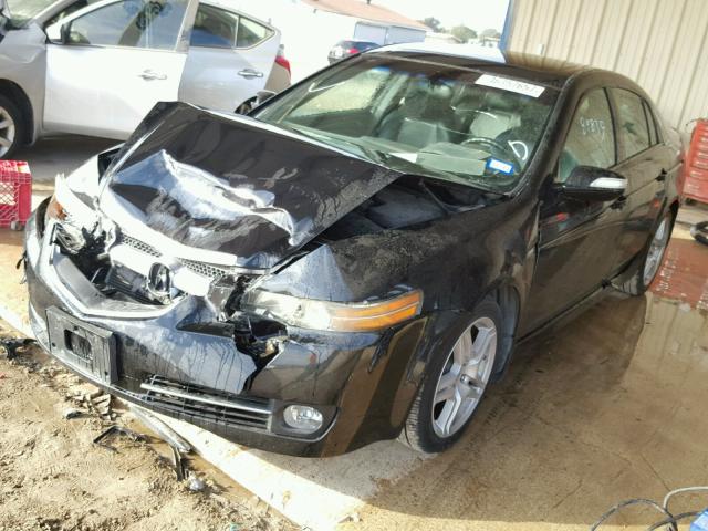 19UUA66258A007057 - 2008 ACURA TL BLACK photo 2