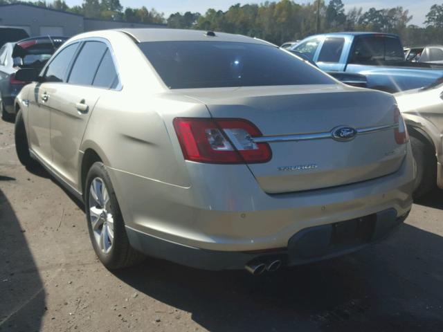 1FAHP2EW4BG176539 - 2011 FORD TAURUS SEL GOLD photo 3