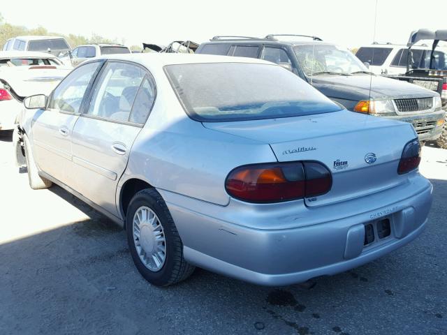 1G1ND52J42M672919 - 2002 CHEVROLET MALIBU SILVER photo 3