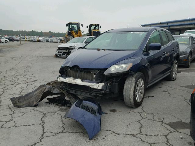 JM3ER2A59B0368821 - 2011 MAZDA CX-7 BLUE photo 2