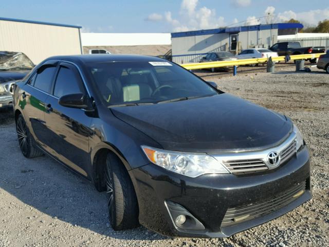 4T1BF1FK2EU831422 - 2014 TOYOTA CAMRY L BLACK photo 1