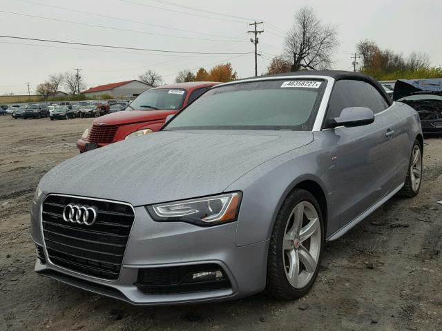 WAUM2AFH5GN003954 - 2016 AUDI A5 PREMIUM GRAY photo 2