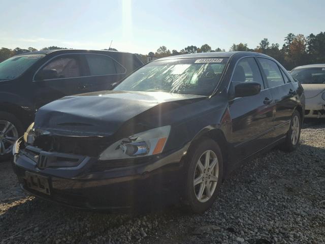 1HGCM66513A054897 - 2003 HONDA ACCORD EX BLACK photo 2