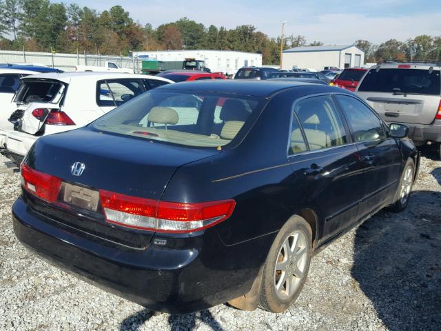 1HGCM66513A054897 - 2003 HONDA ACCORD EX BLACK photo 4