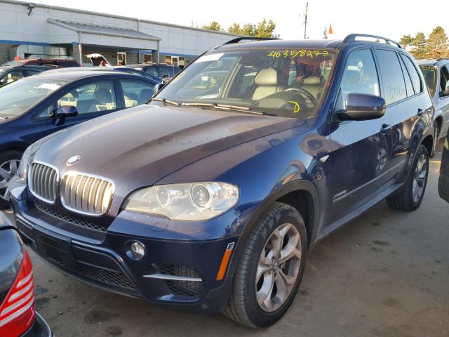 5UXZV8C52CL423081 - 2012 BMW X5 XDRIVE5 BLUE photo 2