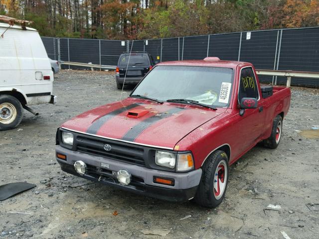 JT4RN81A2R5195310 - 1994 TOYOTA PICKUP 1/2 RED photo 2