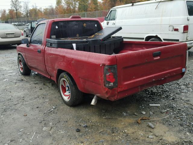 JT4RN81A2R5195310 - 1994 TOYOTA PICKUP 1/2 RED photo 3