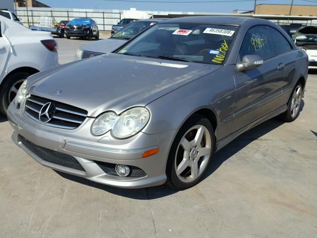 WDBTJ75H66F187007 - 2006 MERCEDES-BENZ CLK 500 SILVER photo 2