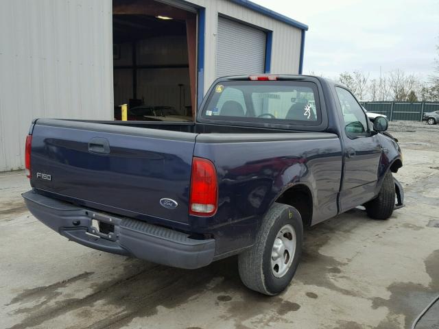 1FTRF17293NB15786 - 2003 FORD F150 BLUE photo 4