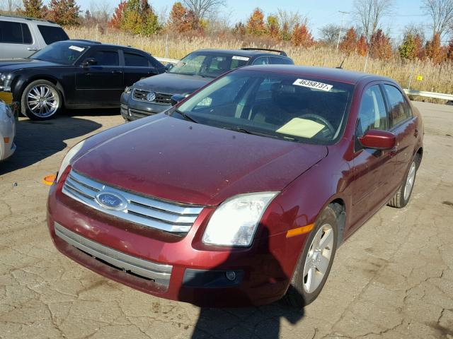 3FAHP07157R133057 - 2007 FORD FUSION MAROON photo 2